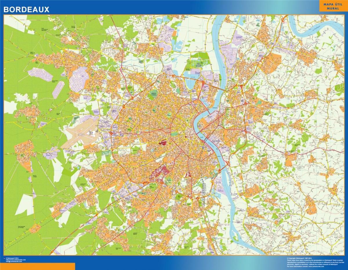 mappa di Bordeaux store