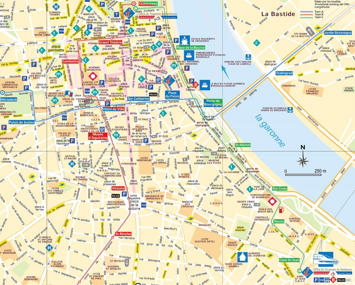 bordeau mappa