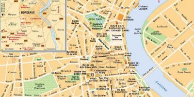 Bordeaux park and ride mappa
